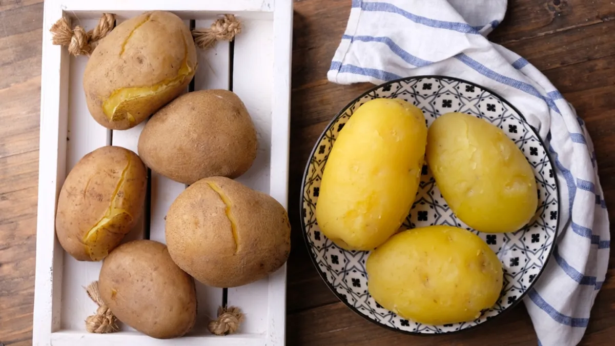 peeled boiled potatoes storage tips