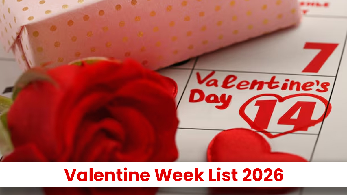 Valentine's Day 2026: प्यार का पूरा हफ्ता रहा शानदार, कल है वेलेंटाइन डे...रोमांस में चार-चांद लगाने के लिए पार्टनर को भेजें ये स्पेशल विशेज
