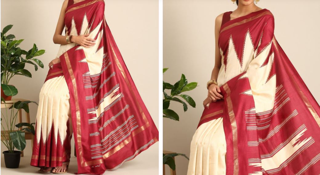 Temple Border Kanjivaram