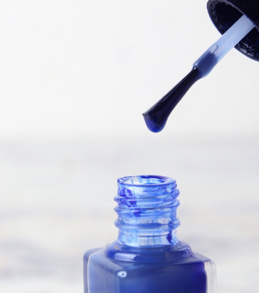 how to stop slippers anti skid with nail paint