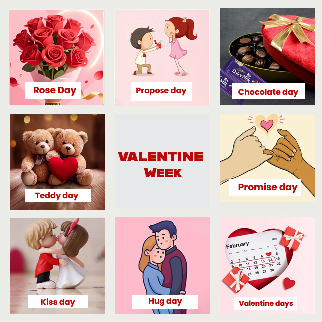 velentine day calender