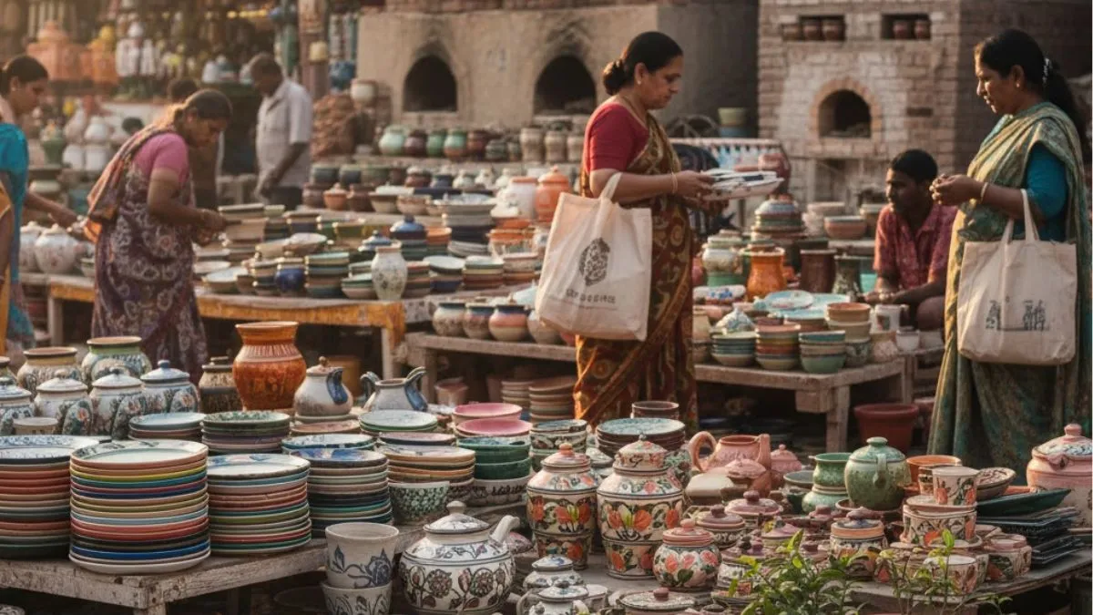 Bulandshahr Cheapest Market For Ceramic Pots And Utensils