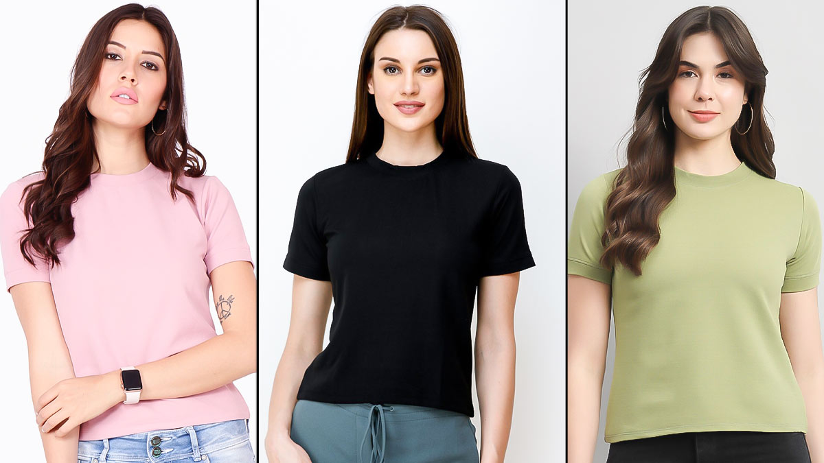 Plain T-Shirt Designs: जींस के साथ वियर करें ये प्लेन टी-शर्ट, लुक लगेगा कूल