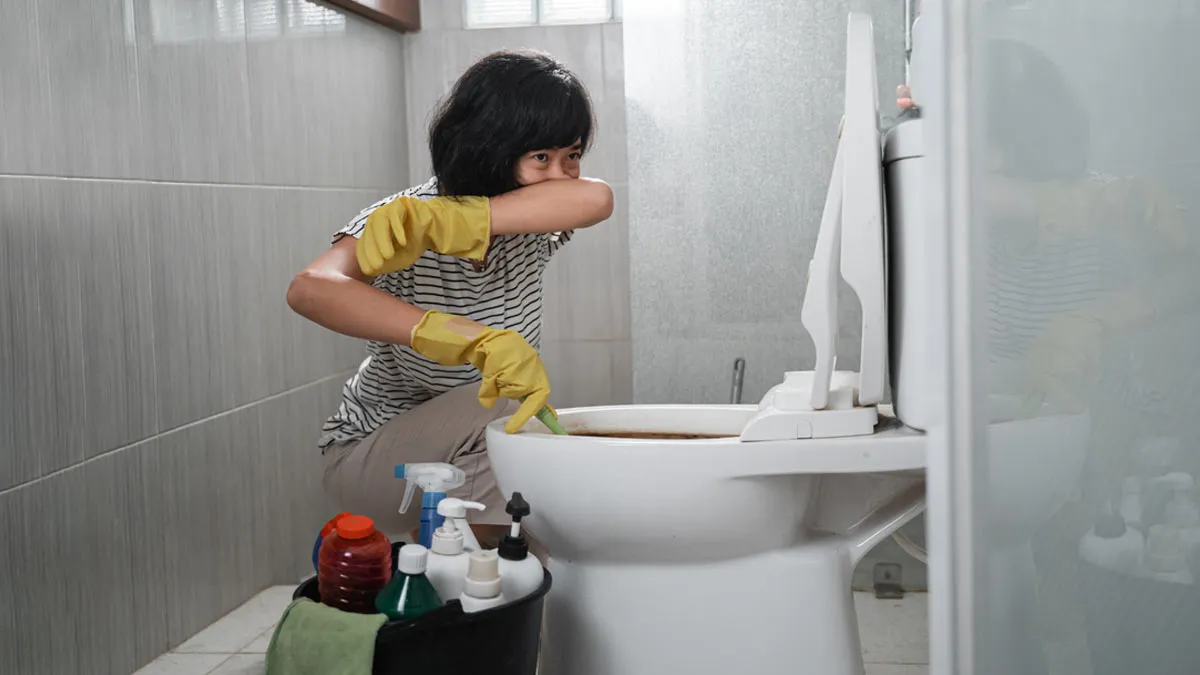 bathroom cleaning tips