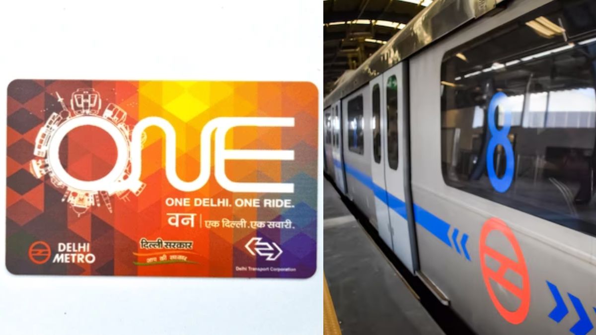 Delhi Metro Card In Smartphone