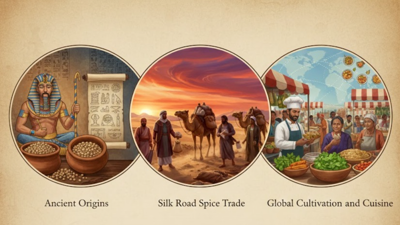 coriander seeds history