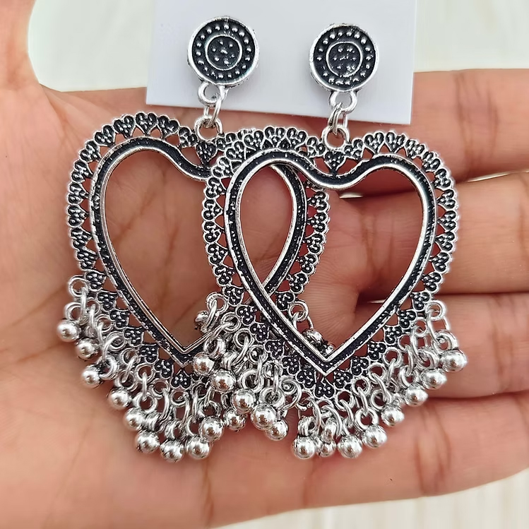 heart shape earring designs
