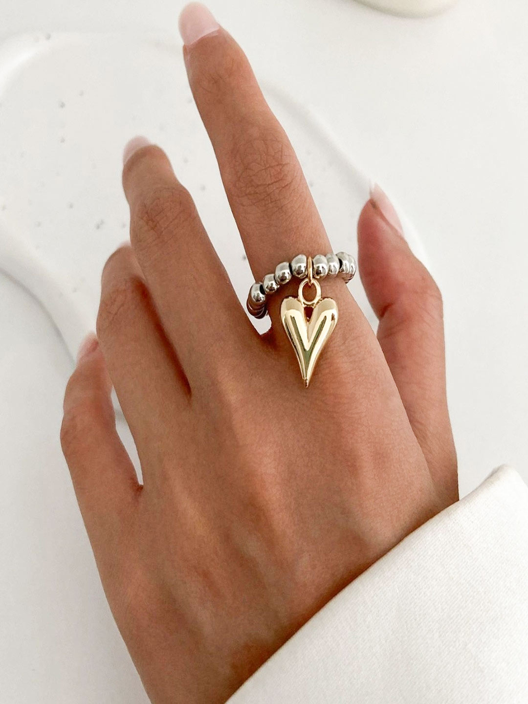 Silver-Plated Beaded Elegance