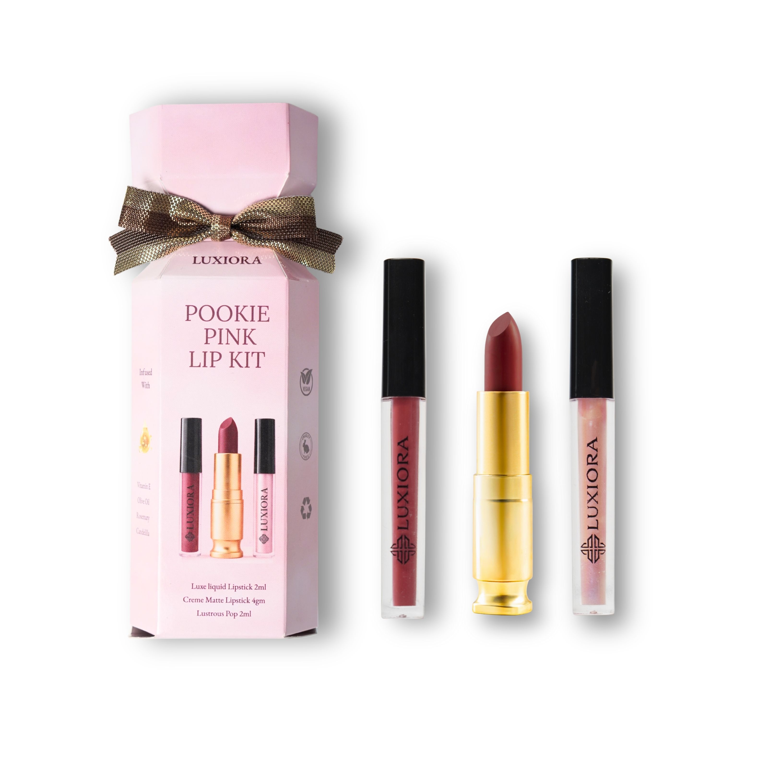 2 LUXIORA COSMETICS LIP KIT TRIOS (4)