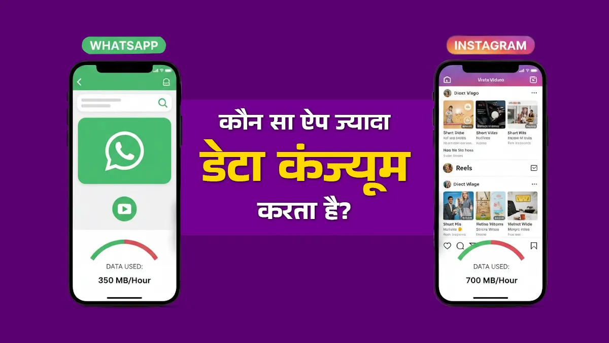 whatsapp and instagram which app consumes more mobile data