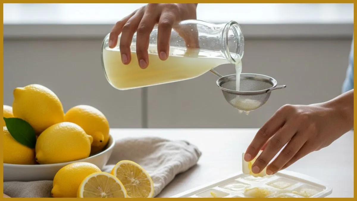 how to store lemon juice