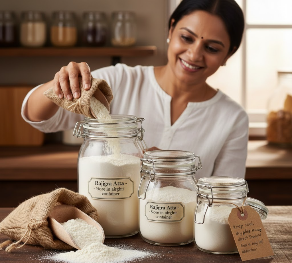 How To Store Rajgira Atta