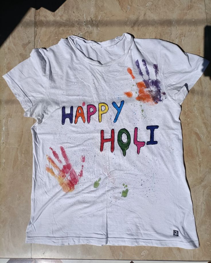 How to make a dress for Holi from old T-shirt