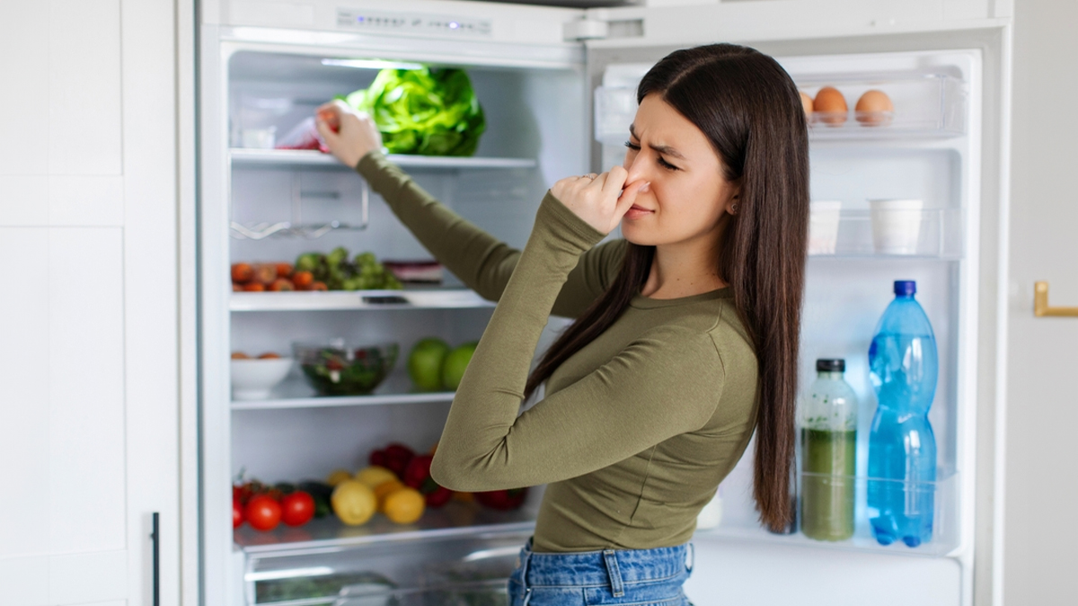 how to remove bad smell from fridge