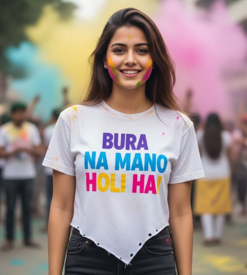 how to reuse old t shirt for holi dress