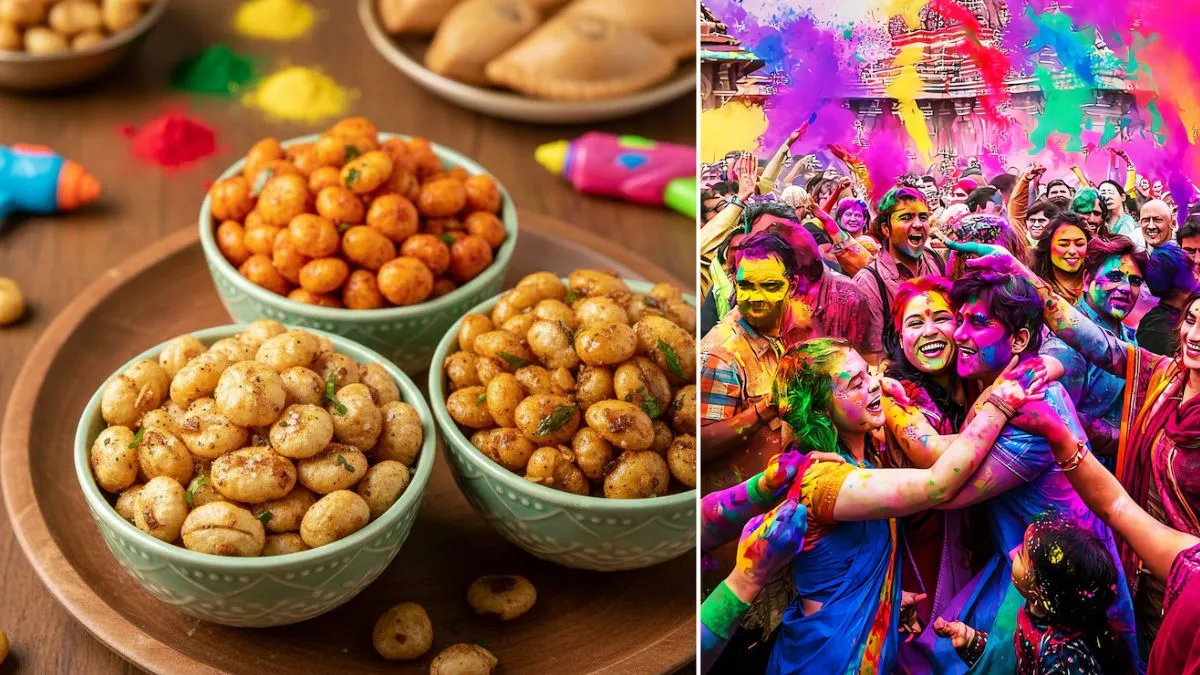 Garlic Makhana Snacks For Holi 2026