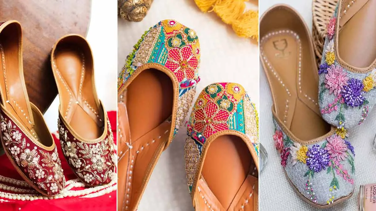 Pearl embellished jutti styles