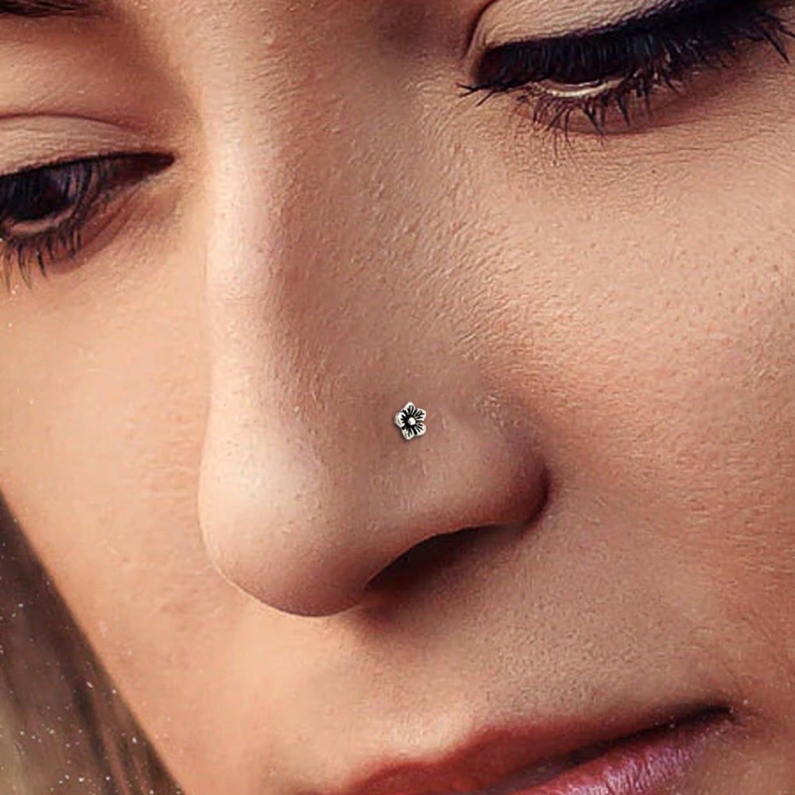(Flower Nose Stud