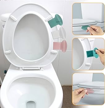 Adjust toilet seat hinges