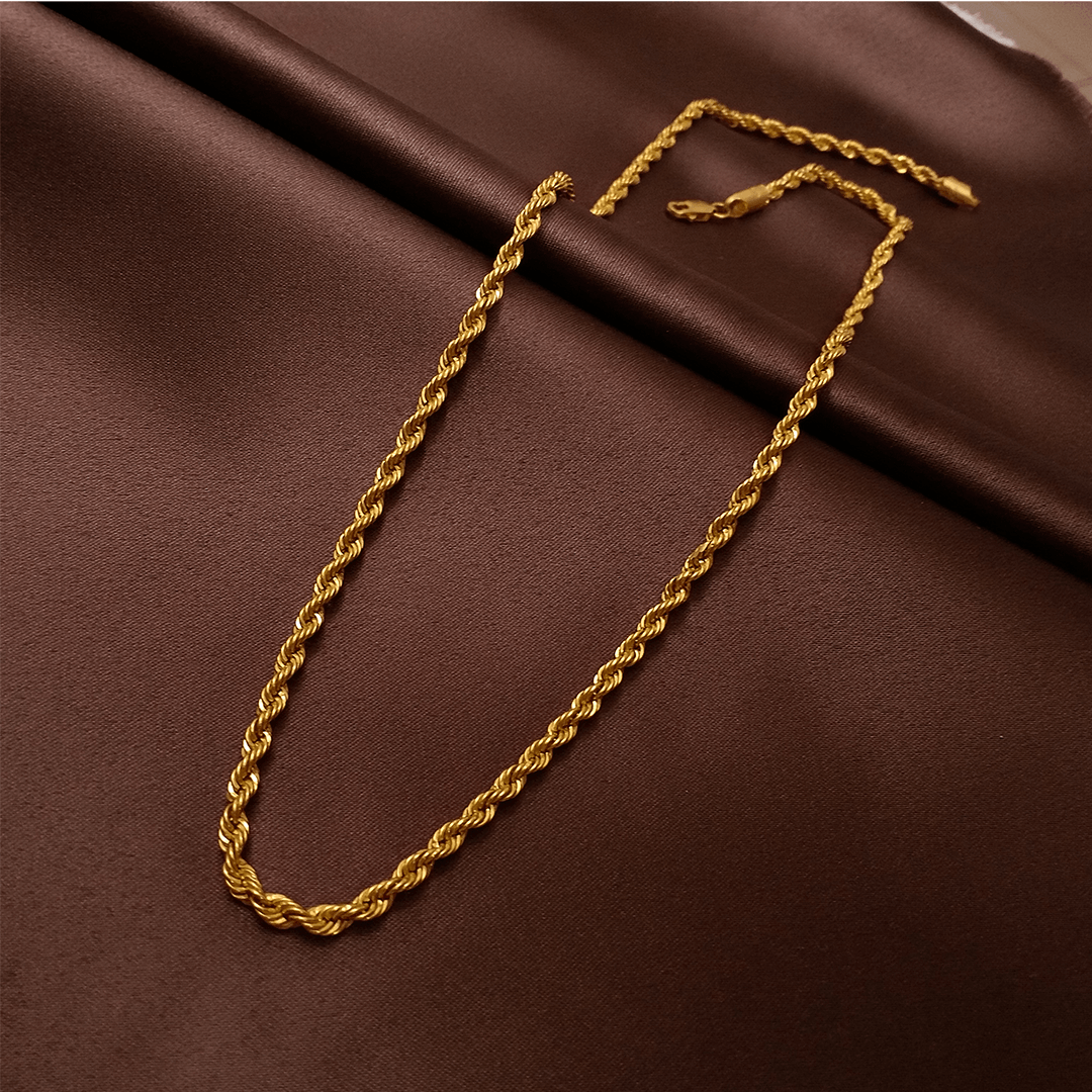 twist gold chain