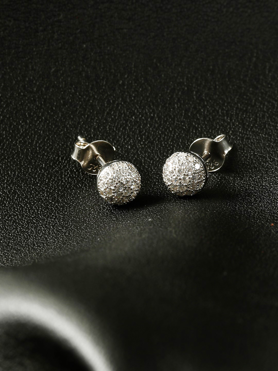Shimmering Contemporary Studs
