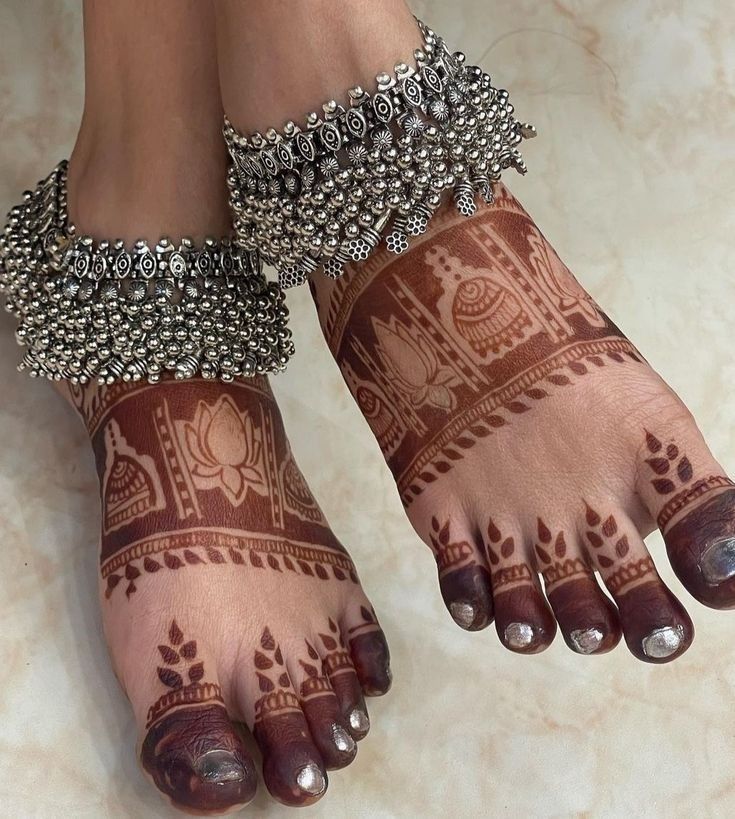 afgai payal ke designs