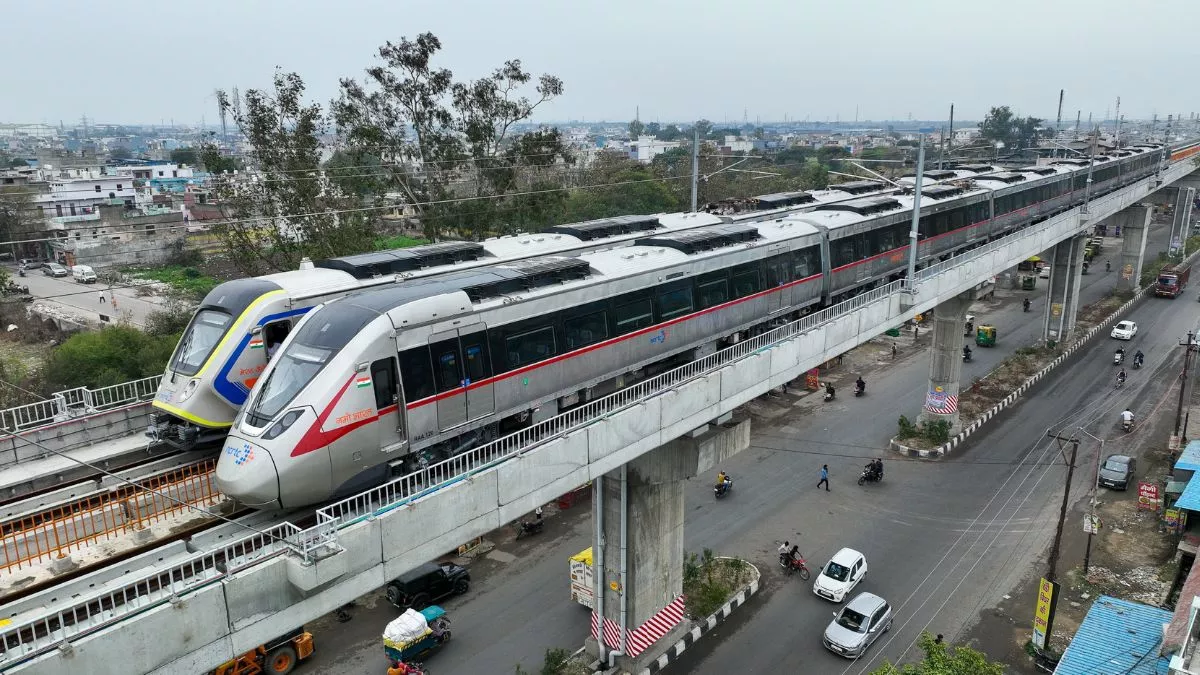 Meerut Metro and Namo Bharat shared track