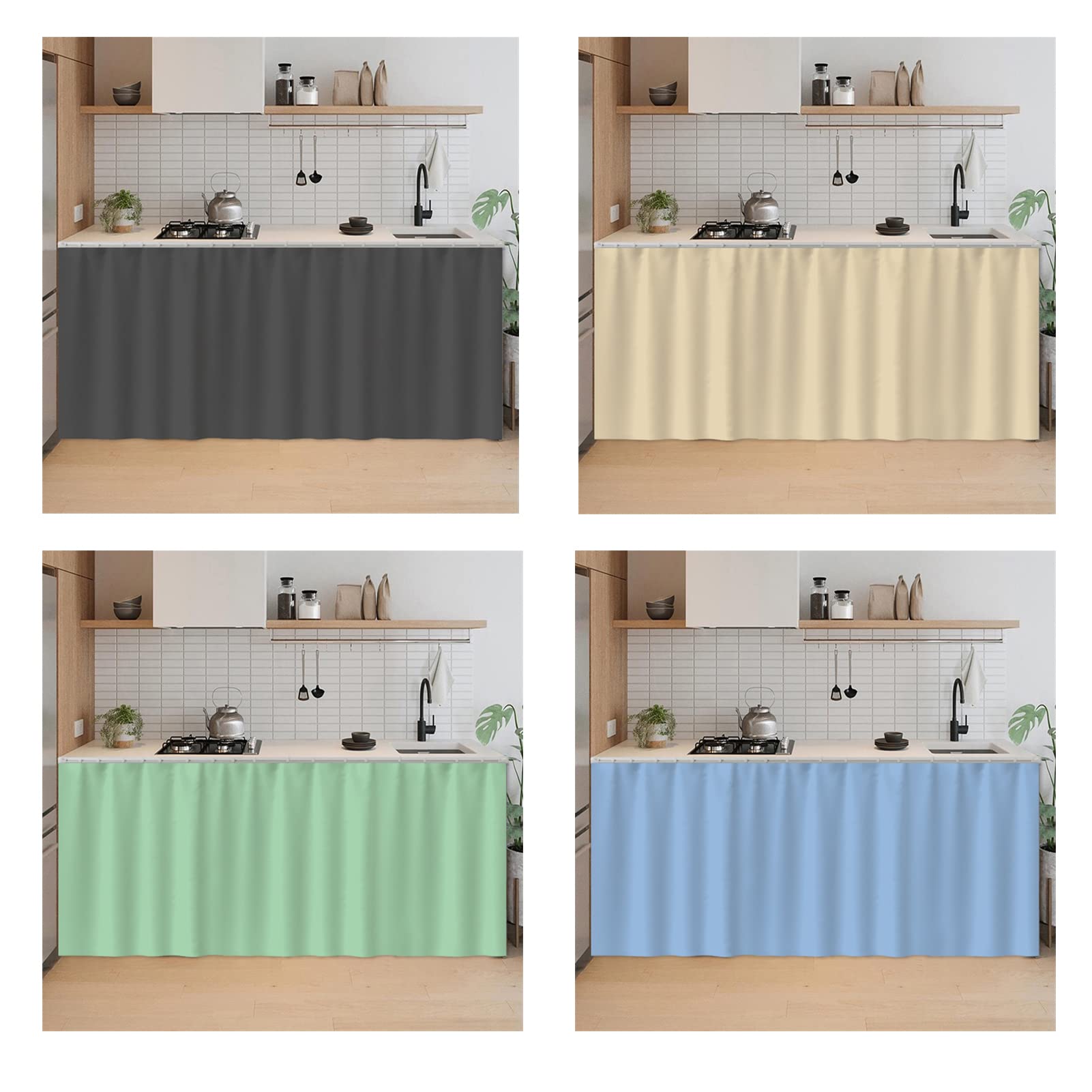 how to keep open kitchen shelves clean