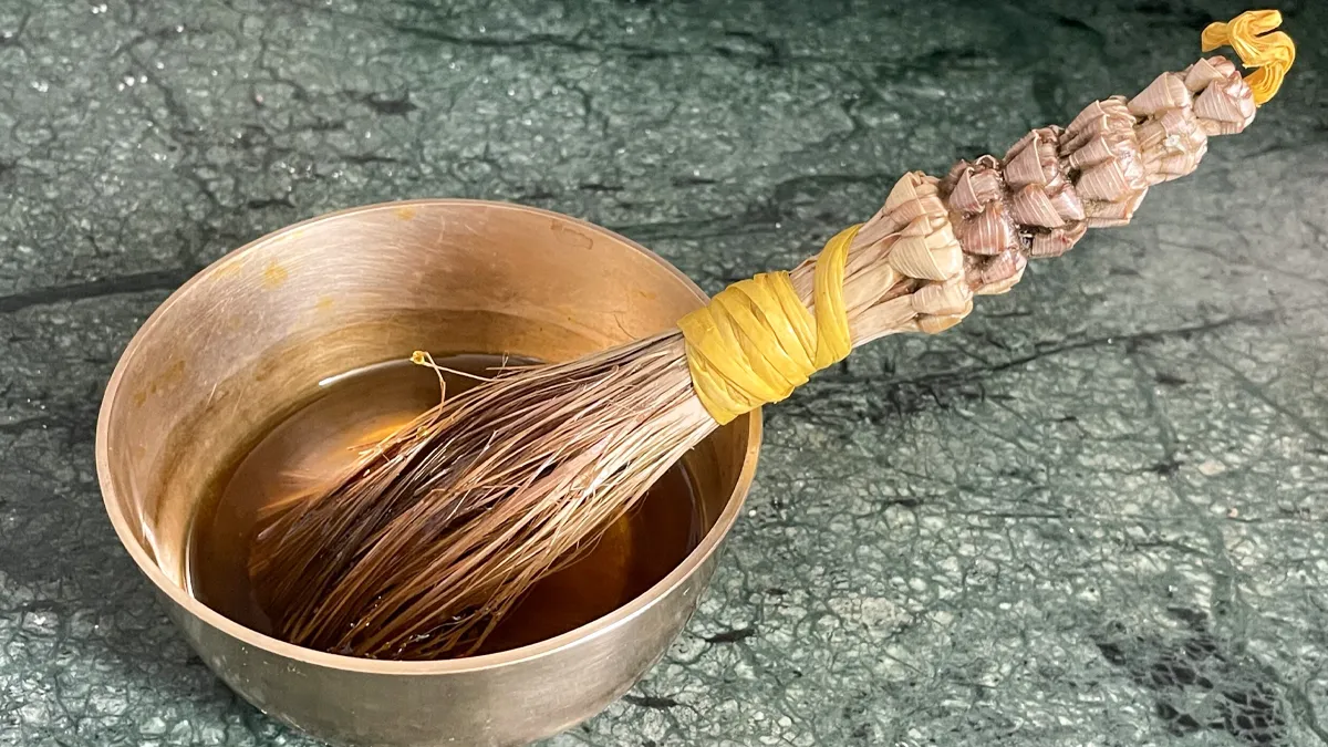 How to make a coconut husk brush