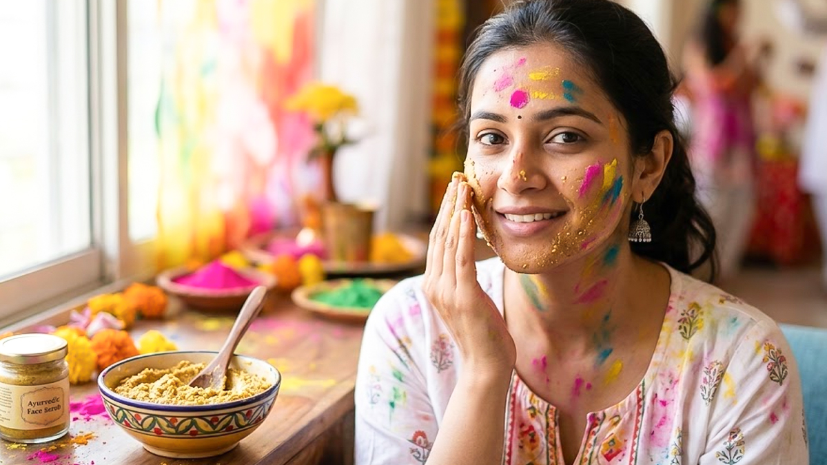 Holi Skin Care Scrub: ब‍िना रगड़े छूटेगा होली का रंग, बस इस होममेड स्‍क्रब से करें चेहरे की सफाई