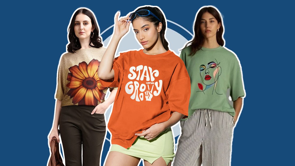 Oversized T-Shirt Designs: कूल और कम्फर्टेबल लुक के लिए ट्राई करें ये लेटेस्ट ओवरसाइज टी शर्ट, देखें डिजाइंस