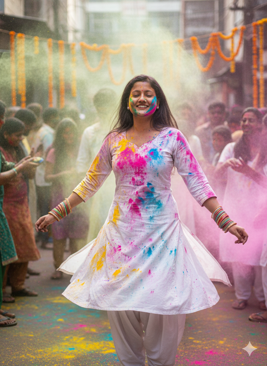 Google Gemini Holi Prompt