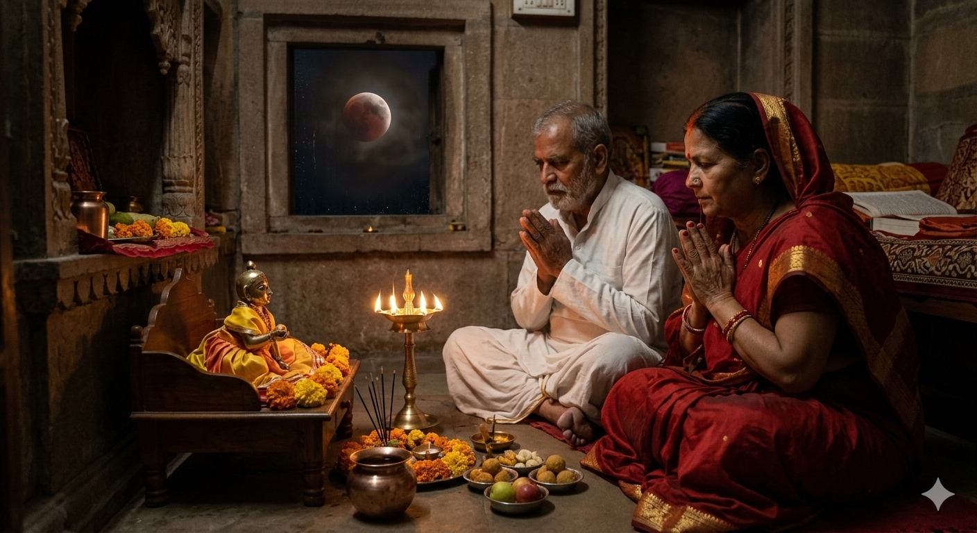 grahan mein laddu gopal ki puja ke niyam