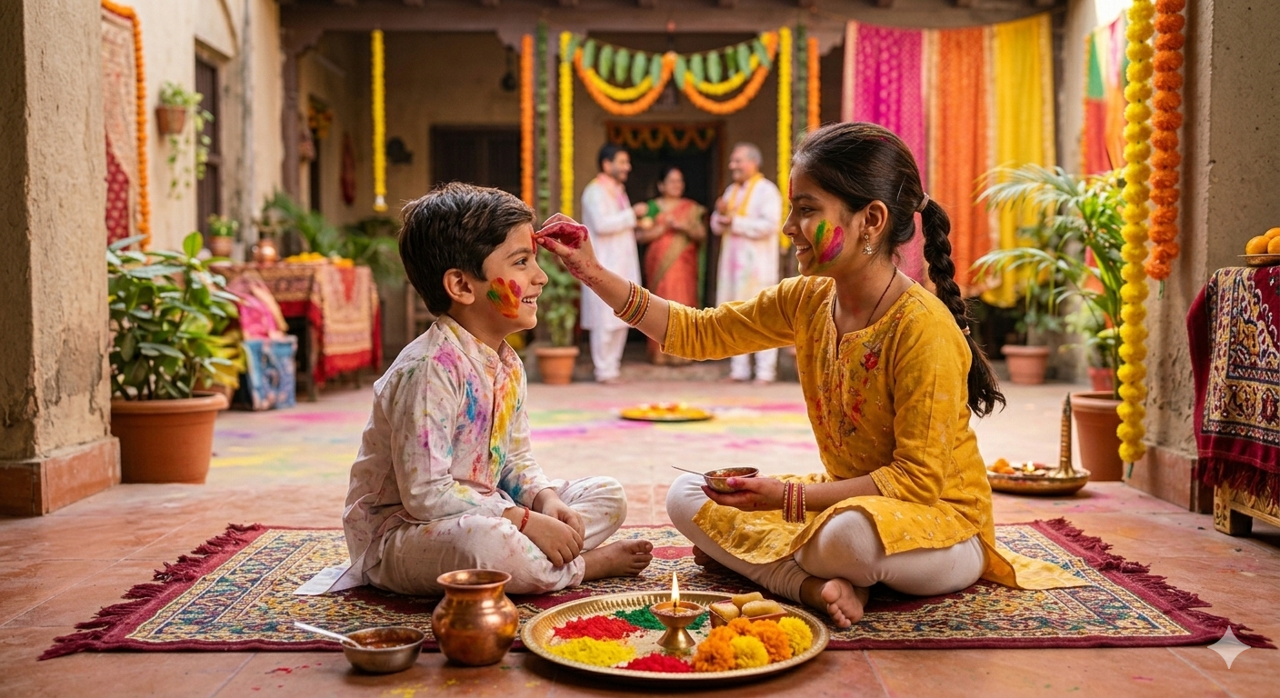 holi bhai dooj 2026 puja mantra