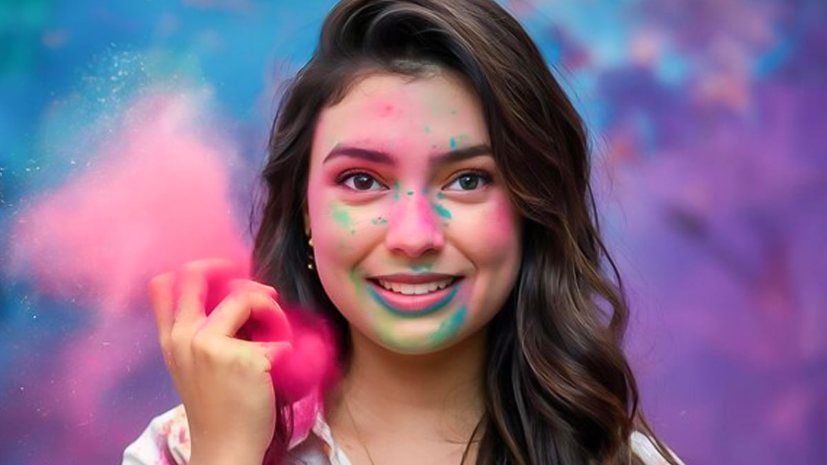 how to remove holi colour from face quickly
