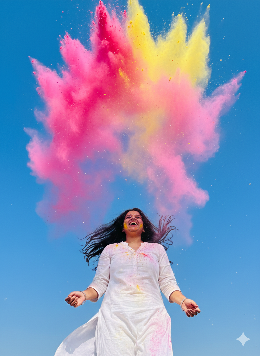 trending holi prompt