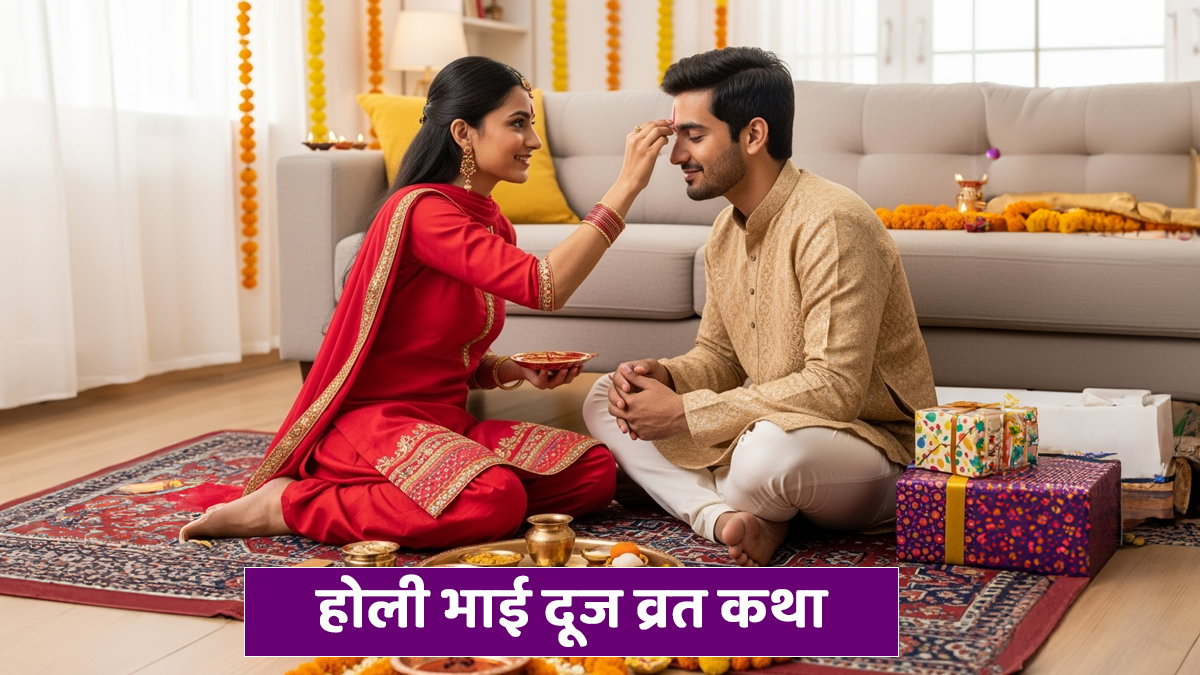 Holi Bhai Dooj Vrat Katha 2026: भाई की लंबी उम्र और सफलता के लिए होली भाई दूज के दिन पढ़ें ये व्रत कथा