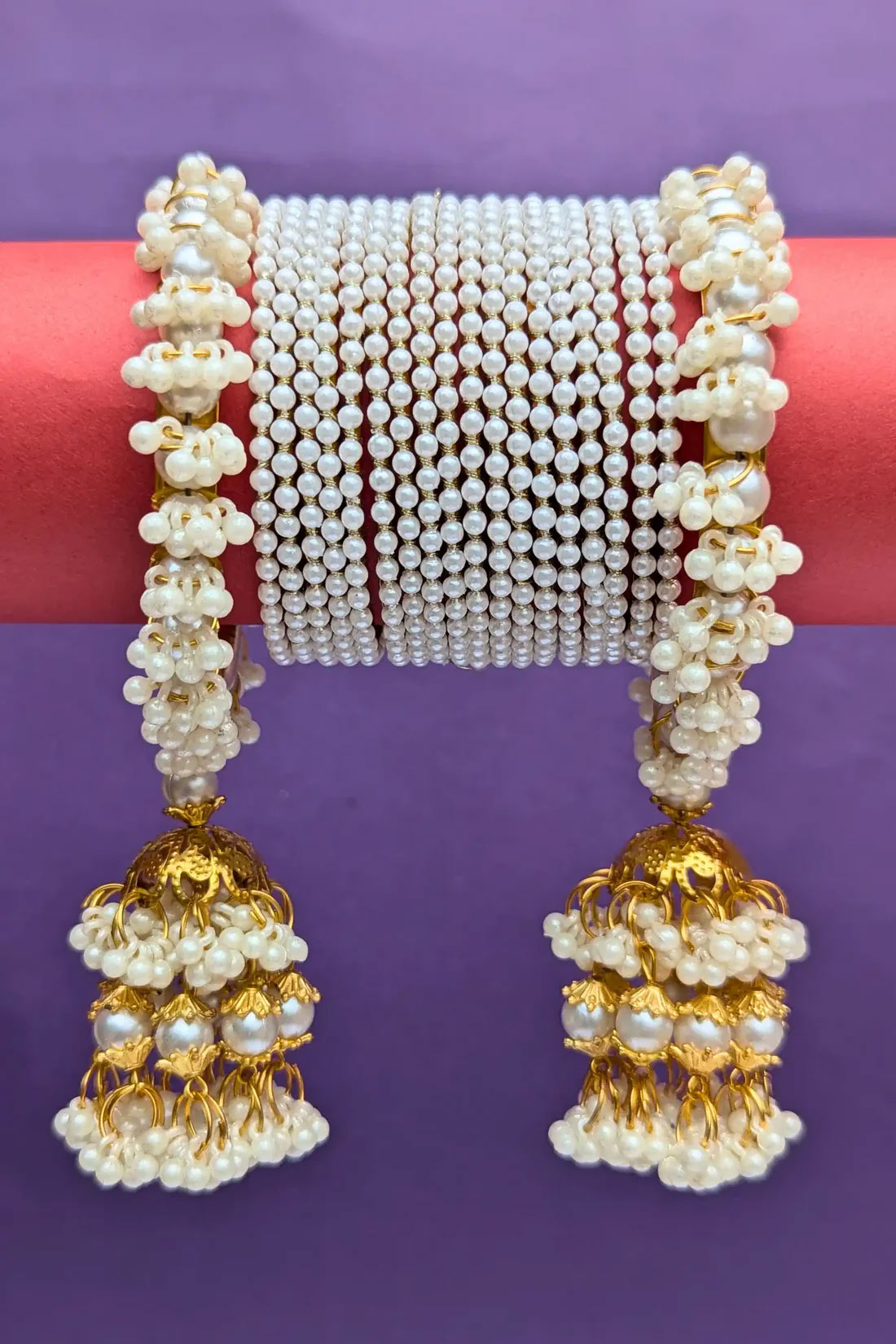 pearl gajara bangle