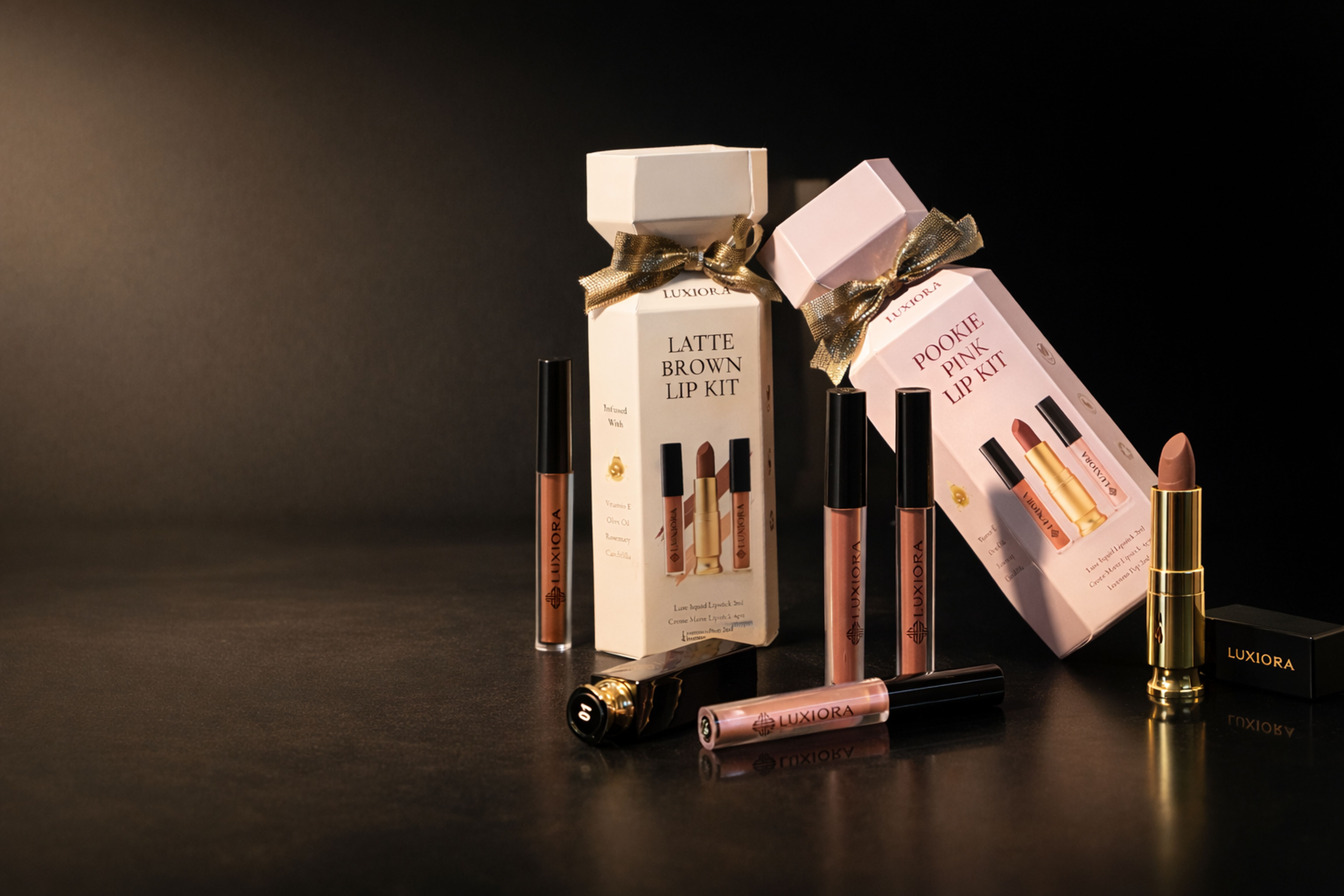 4 LUXIORA COSMETICS LIP KIT TRIOS landscape