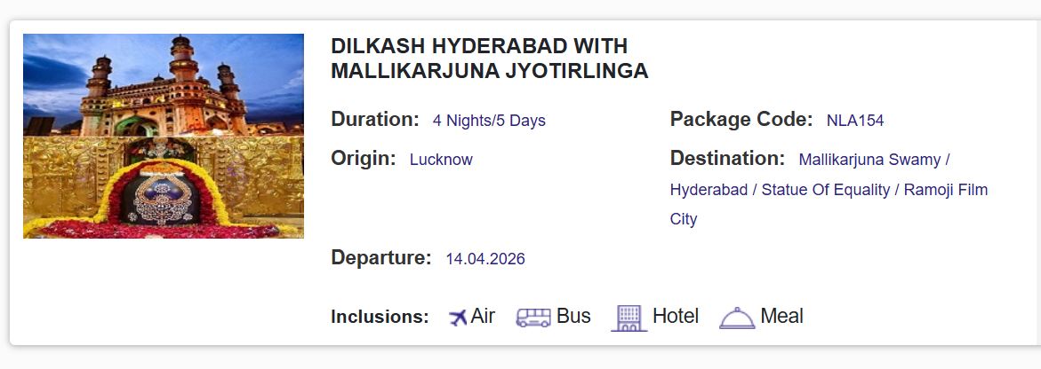 lucknow to hyderaba