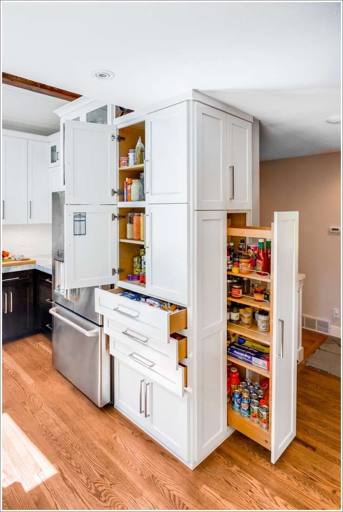 pull-out kitchen cabinets