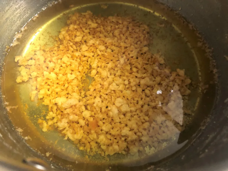 How to get ghee from leftover residue