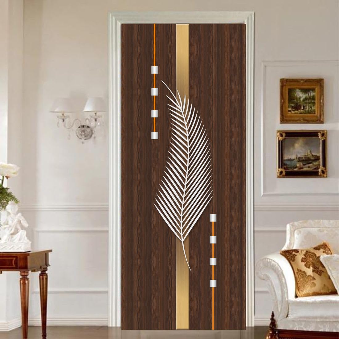 old kitchen door transformation