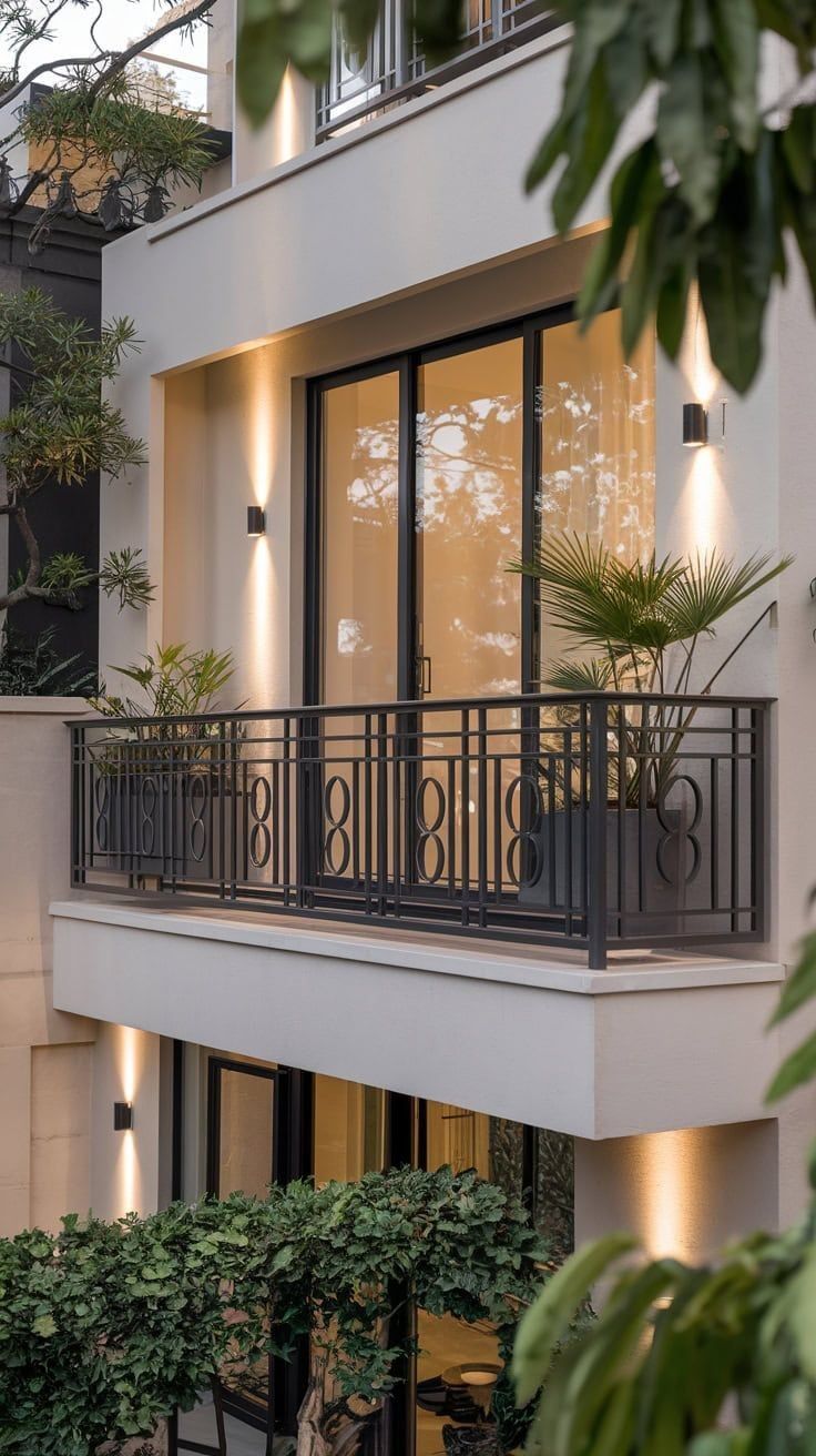 Geometric Pattern Railing Design