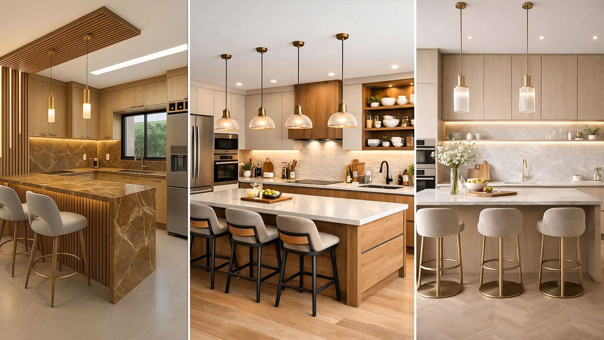 ओपन किचन के साथ अटैच Dining Area के ये मॉडर्न डिजाइन्स घर को देंगे बड़ा लुक, कम बजट में लग्जरी दिखेगा आपका घर