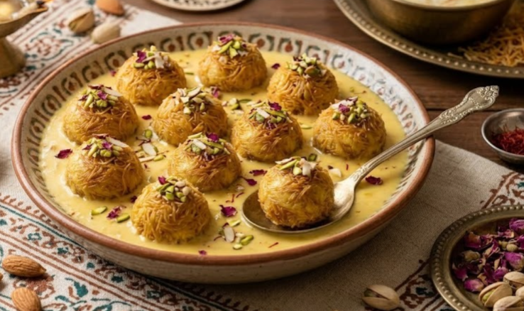 Custard Sevai Laddu Recipe