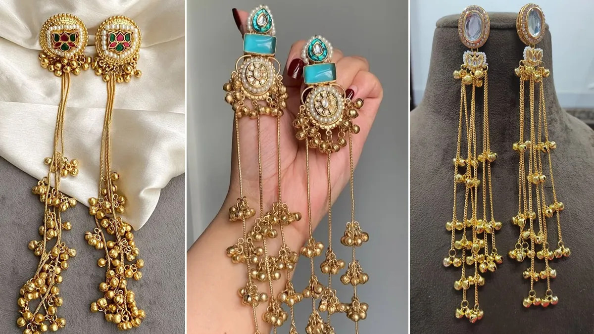 kashmiri ghungroo jhumka different types of earrings for eid look