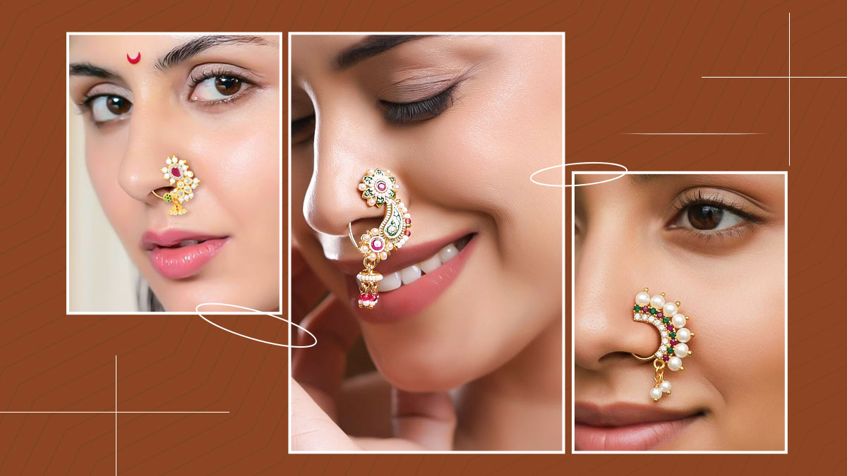 Maharashtrian Nath Designs: यहां देखें महाराष्ट्रियन नथ के लेटेस्ट डिजाइंस, पहनने पर हर लुक में दिखेंगी अप्सरा