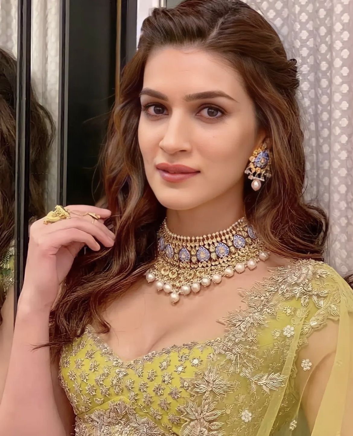 Front Twist with Soft Curls