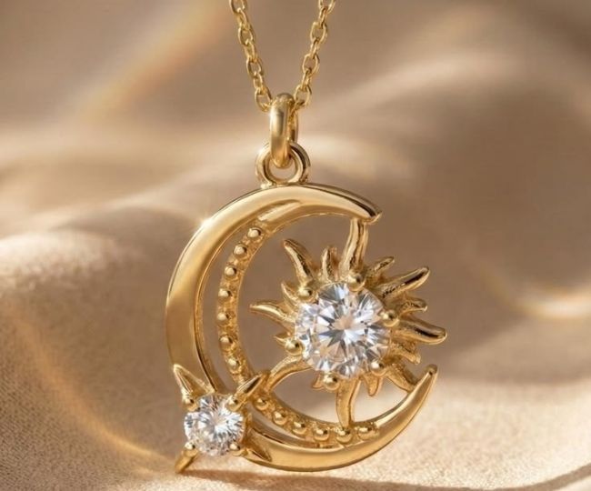 moon shape necklace  (4)